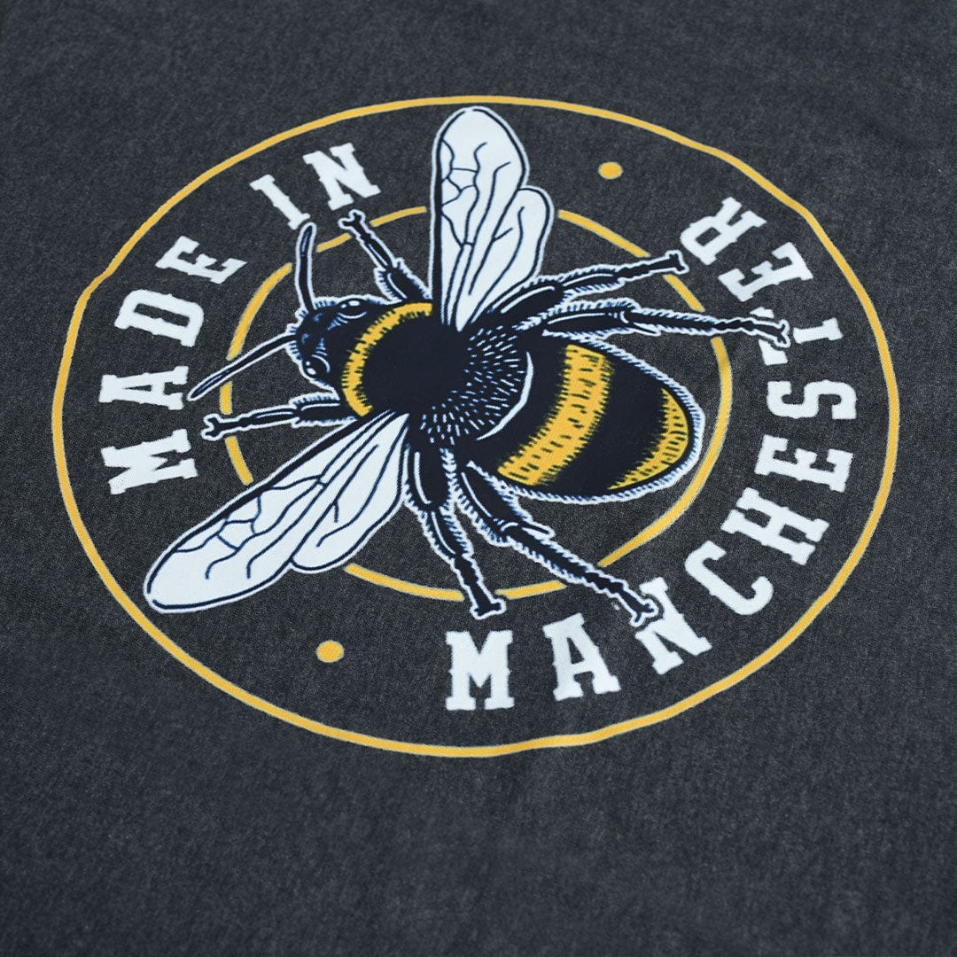 Jupiter Men's Oversized Off Shoulder Manchester Print Tee Shirt
