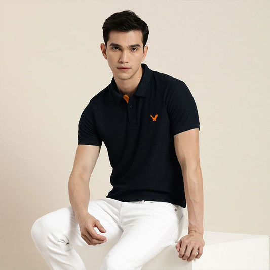 Flying Premium Logo Classic Men Cotton Polo