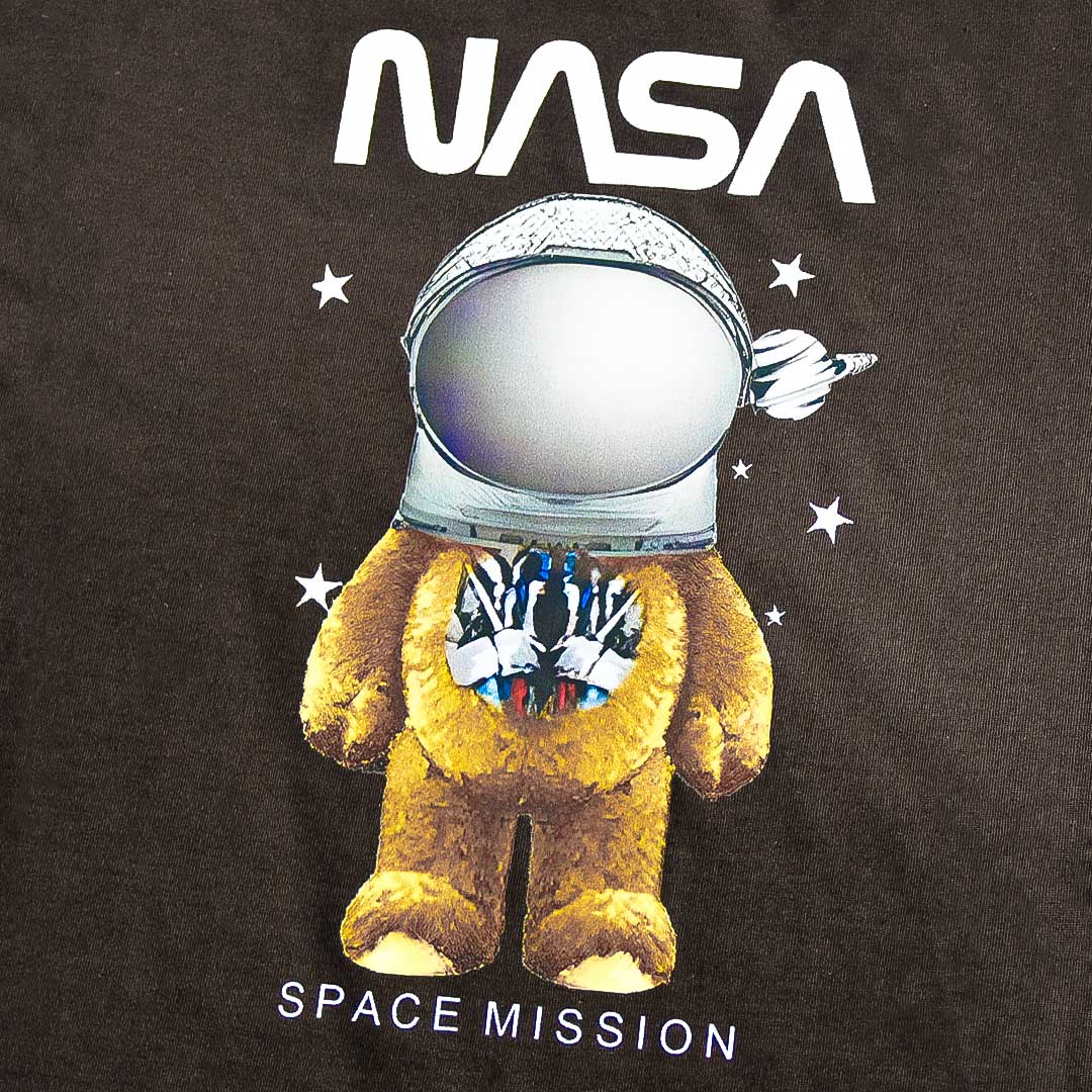 Jupiter Space Missions Cotton Graphic Tee For Men