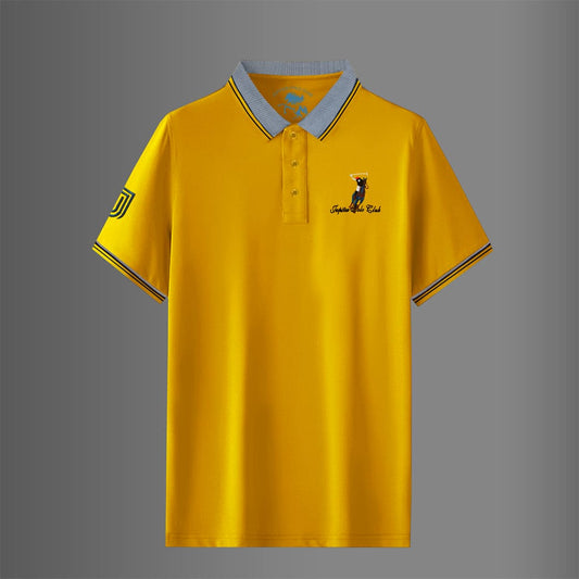 Jupiter Polo Club Embroidered Logo Men Cotton Polo