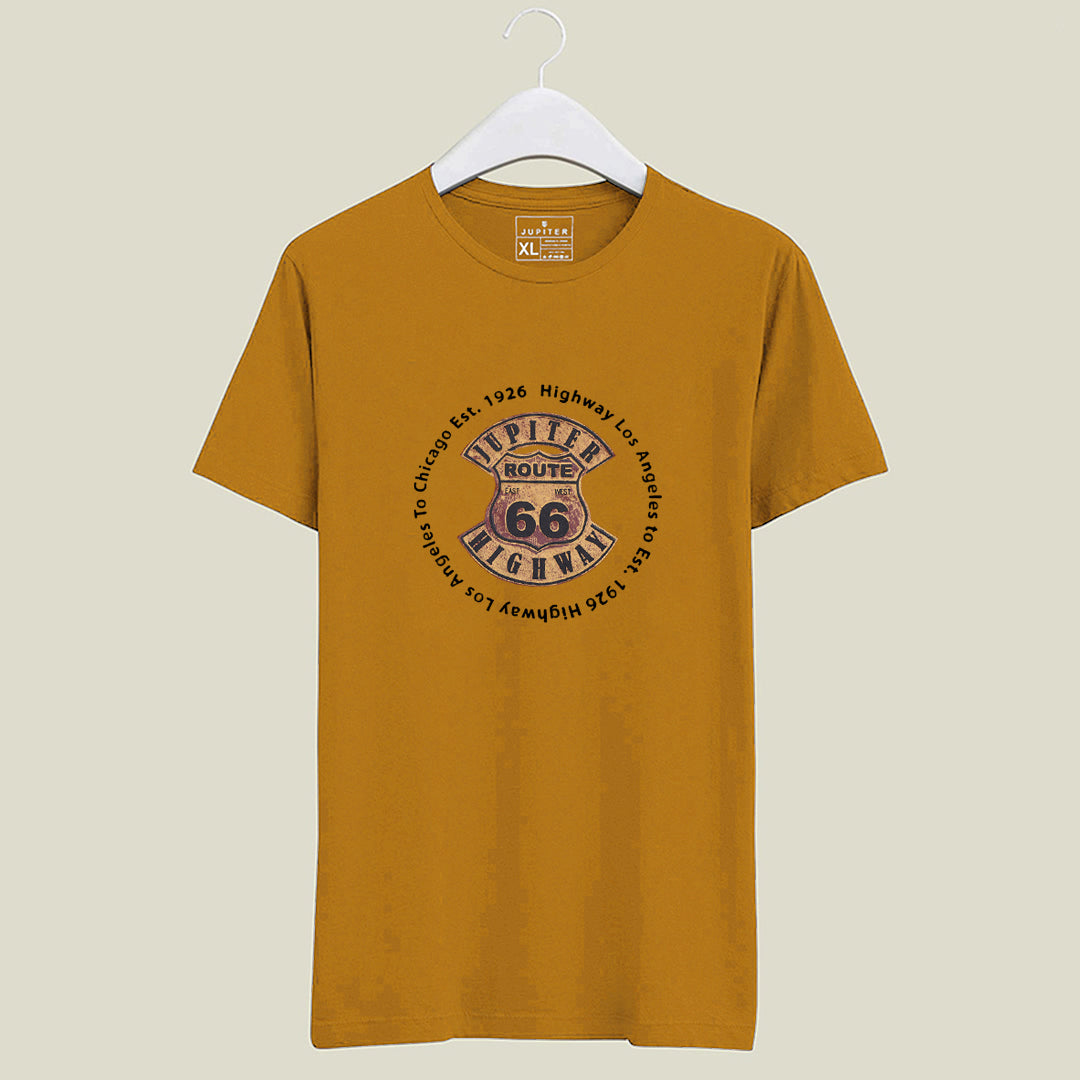 Jupiter Route 66 The First Highway Cotton Tees