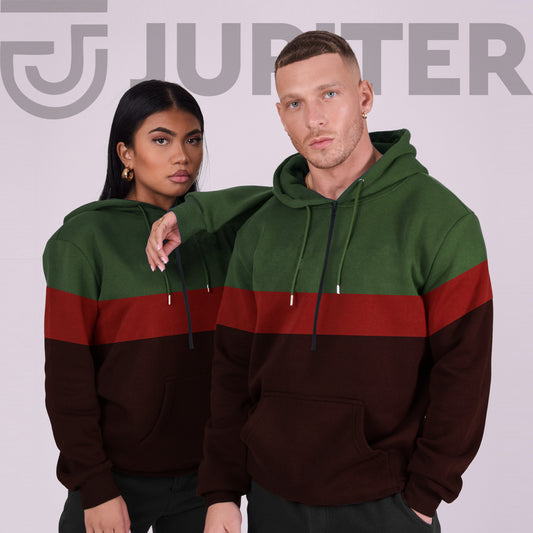 Jupiter Quarter Zipper Essential Unisex Hoodie