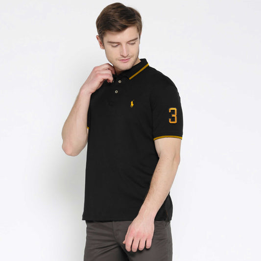 Top Notch Premium Logo Cotton Polo For Men