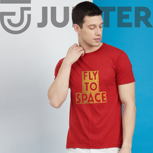 Jupiter Fly To Space Cotton Tee
