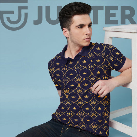 Jupiter Golden Crown cotton polos