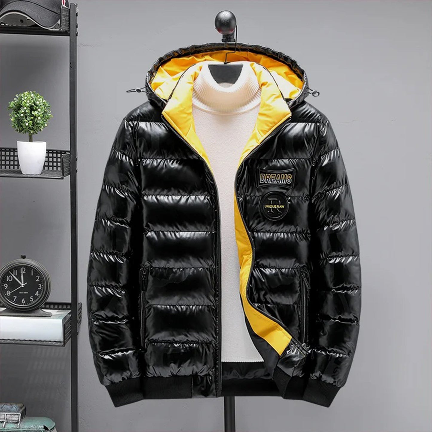 Imported Unique Raw Heavy Insulated Puffer Jacket