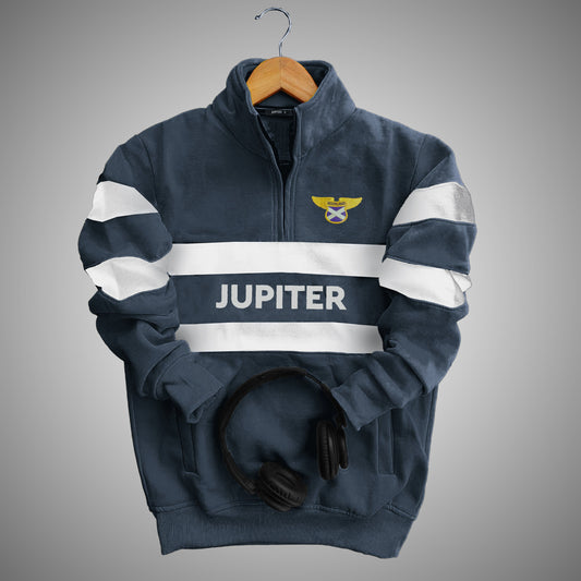 Jupiter Aviator Synthetic Poly Fleece Men Sweat Shirt Top